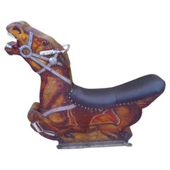 Antique Orton & Spooner Fairground Carnival Carousel Horse, circa 1910
