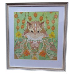 Vera Watson, Portrait of a Beauty, Signed Gouache 1987