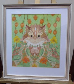 Vera Watson, Portrait of a Beauty, Signed Gouache 1987