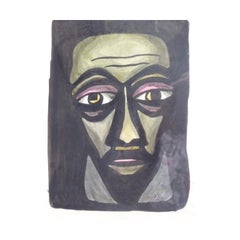 Maria Rajecka, Zwei impressionistische Aquarellporträts aus der Mitte des Jahrhunderts