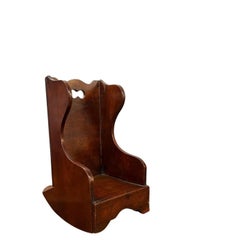 Early 19th Century Georgian Miniature Lambing Chair, Possibly an Apprentice