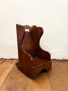 Early 19th Century Georgian Miniature Lambing Chair, Possibly an Apprentice