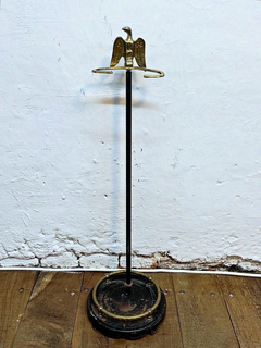 20th Century Japanese Umbrella and Walking Stick Stand with Brass Eagle Finial