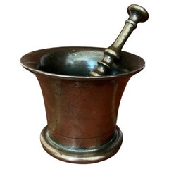 Antique 19th Century Bronze Apothecary Mortar and Pestle