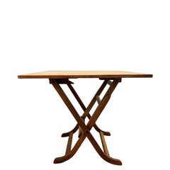 Mid-Century Meredew Square Folding Card Table