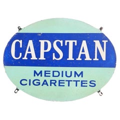 Large 20th Century Capstan and Strand Cigarettes Advertising Sign