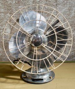 Vintage-Schreibtischventilator im Mid-Century-Industrie-Stil von Limit Manufacturing Ltd