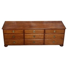 Antique Victorian Oak Countertop Drawer Cabinet, circa 1880