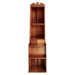 Vintage Clinker-Built Rowing Boat Bookshelf, circa 1920