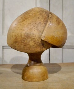 Antique Riva Marchesi Paris Milliner’s Hat Block on Stand, circa 1900