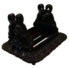 Antique Victorian Cast Iron Boot Scraper, circa 1880