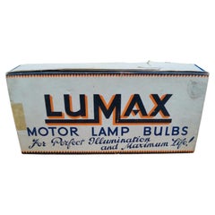 1950s Lumax Vintage Automobilia Motor Lamp Bulbs in Original Box