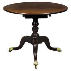 Antique 18th Century Anglo-Chinese Padouk and Zitan Tripod Table