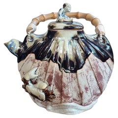 Théière japonaise ancienne de l'époque Meiji, de Sumida, signée Inoue Ryosai II