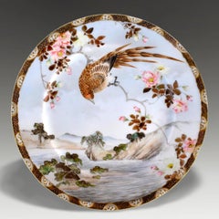 Antique Japanese Meiji Yamashita Yokohama Porcelain Dish