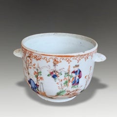 Chinese Yongzheng Enamelled Porcelain Bowl with Jesuit Priest, 18th Century