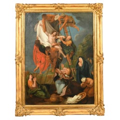 Italian Old Master Descent from the Cross After Charles Le Brun, Late 18th C