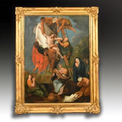 Italian Old Master Descent from the Cross After Charles Le Brun, Late 18th C