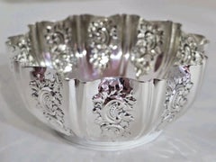 Antique Victorian Sterling Silver Bon Bon Dish by Fenton Brothers, Sheffield