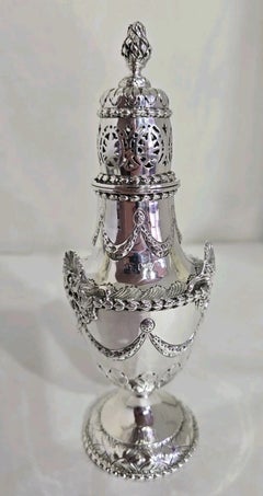 George V Sterling Silver Sugar Caster by George Nathan & Ridley Hayes, 1913