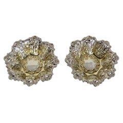 Pair of Victorian Sterling Silver Trinket Dishes by William Devenport, 1898