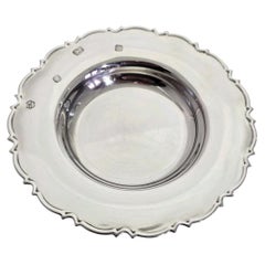 Sterling Silver Circular Trinket Dish by Carr's of Sheffield, 1994