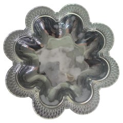 Lalique France Art Deco Moulded Glass Foliate Bowl, circa 1910–1920