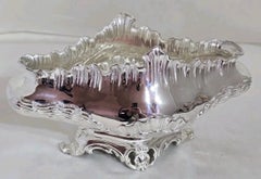 Support à plantes ou jardinière antique de style victorien en argent massif, Birmingham, 1890