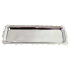 A vintage sterlingSterling Silver Pen Tray by Francis Howard Ltd, Sheffield 2000