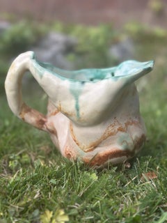 Clarice Cliff ‘Le Bon Dieu’ Art Deco Ceramic Jug with Branch-Like Handle