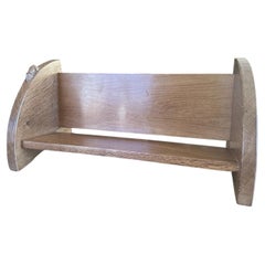 Robert 'Mouseman' Thompson Carved English Oak Book Trough