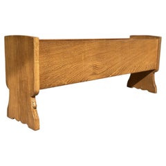 Robert Thompson 'Mouseman' Arts & Crafts English Oak Plant Trough