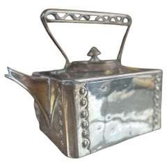 Arts & Crafts Metal Kettle Attributed to Christopher Dresser for Benham & Froud