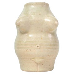 Dan Arbeid Studio Pottery Stoneware Abstract Female Torso Vase