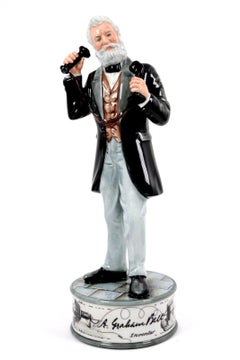 Royal Doulton Alexander Graham Bell Figurine HN 5052, Pioneers Collection