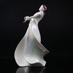 Galos Spanish Lustre Porcelain Figurine of an Art Deco Dancer