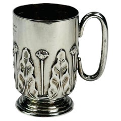 Edward Souter Barnsley Arts & Crafts Sterling Silver Christening Cup