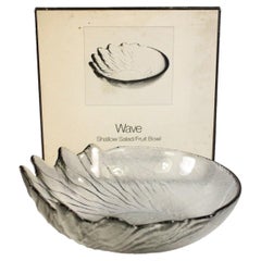 Wedgwood Crystal Wave Pattern Lead Crystal Bowl by Anita Harris