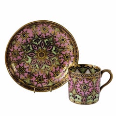 Jackson & Gosling Grosvenor China Demitasse Cup and Saucer 1890s