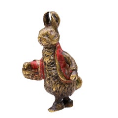 Austrian Cold-Painted Bronze Peter Rabbit Miniature Figurine