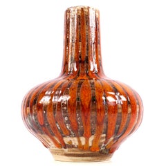Black Ryden Anita Harris Reactive Drip Glaze Studio Pottery Vase