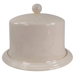 Mid Century Mason's Ironstone Large Cheese Dome and Underplate Made for Harrods