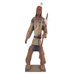 Edward Cosgrove of Chelsea Carved Native American Figure Sculpture