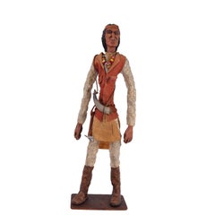 Edward Cosgrove of Chelsea Carved Wood Native American Figure