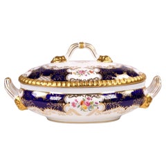 Coalport Batwing Pattern Porcelain Vegetable Tureen for Thomas Goode