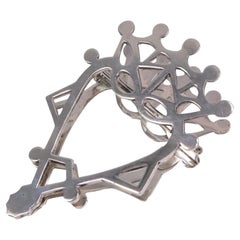 Fraser, Ferguson & McBean Scottish Silver Desk Clasp, Edinburgh