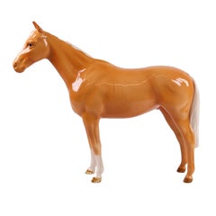 Mid Century Beswick Pottery Palomino Imperial Horse Figurine, Model 1557