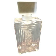 Flacon de parfum Duncan en cristal transparent et dépoli de Lalique France, n° 3