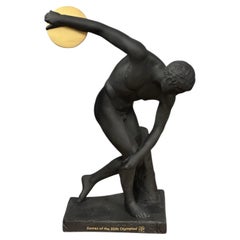 Wedgwood Olympian-Figur, klassischer Diskuswerfer mit Schachtel