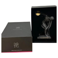 Wedgwood Olympian-Figur, klassischer Diskuswerfer mit Schachtel